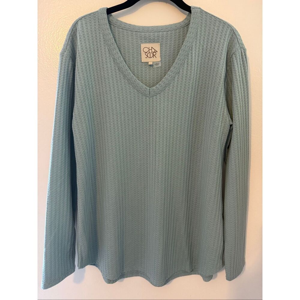 Chaser Long Sleeve V-Neck Top